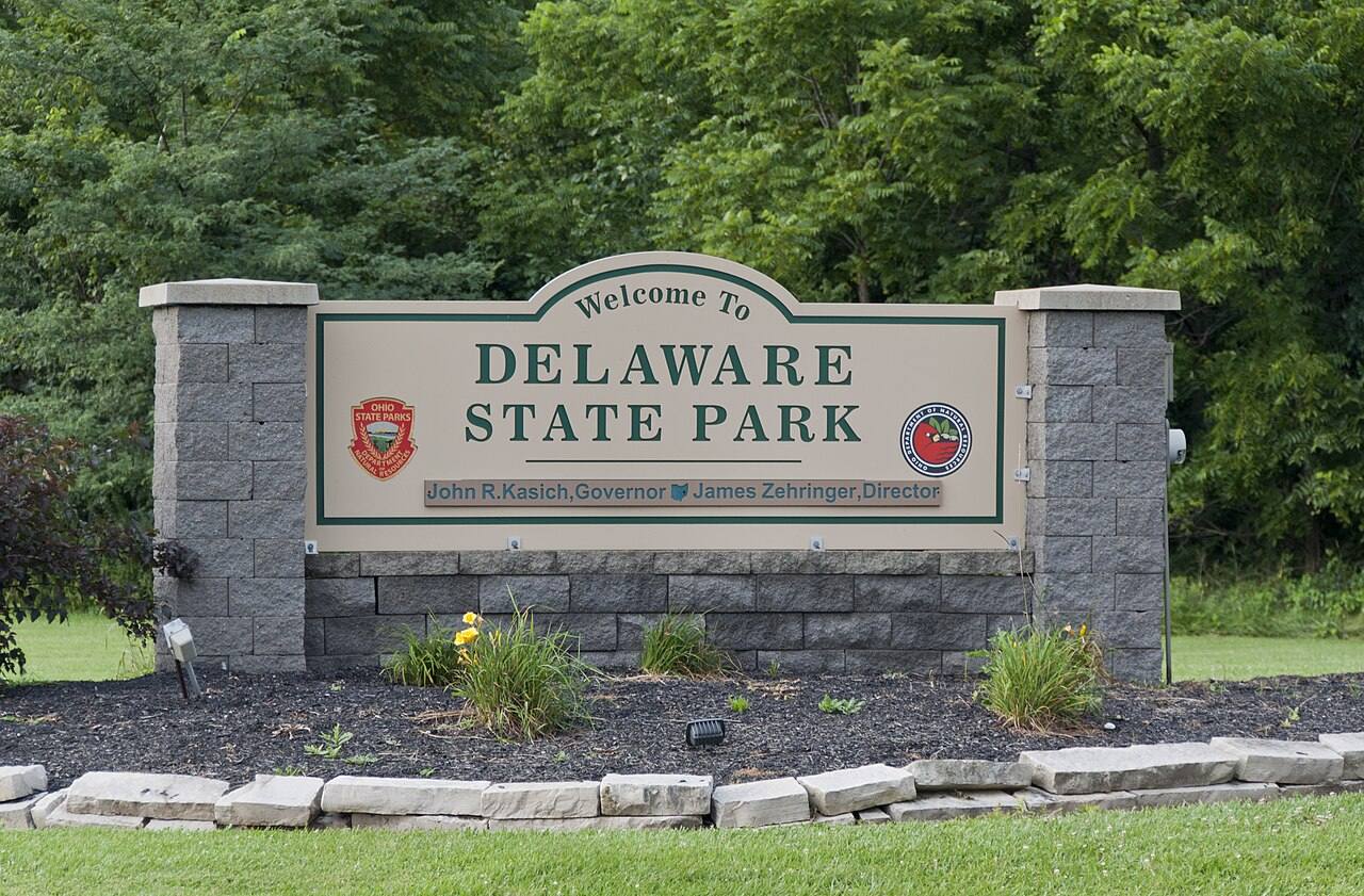 The entrance to Delaware State Park