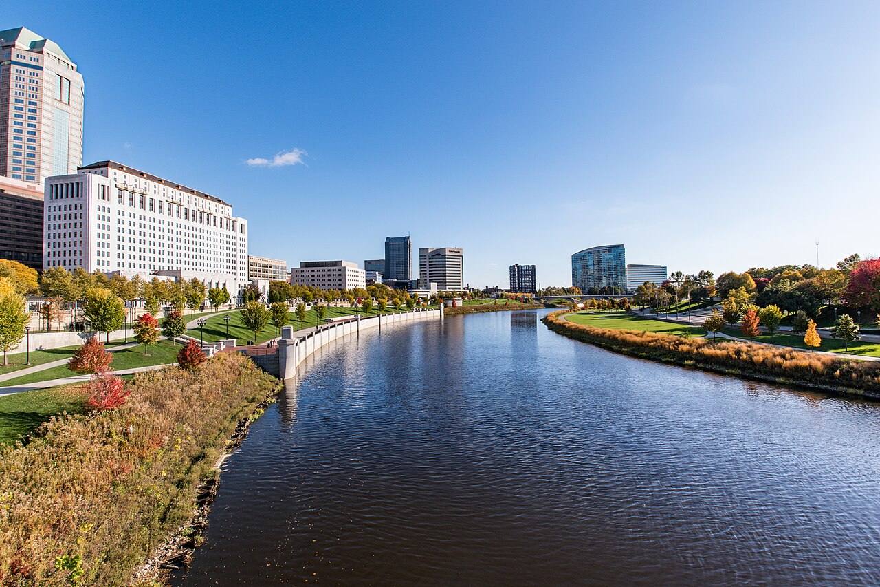 The Scioto Mile in downtown Columbus
